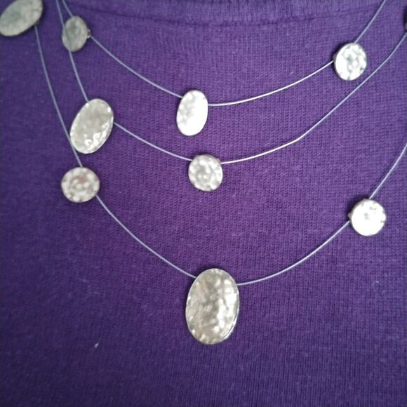 💥FREE with purchase💥 Brass Triple Wire Strand  Necklace - Picture 2 of 6